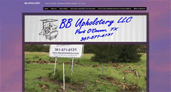 Desktop Screenshot of bbupholstery.com
