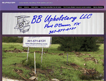 Tablet Screenshot of bbupholstery.com